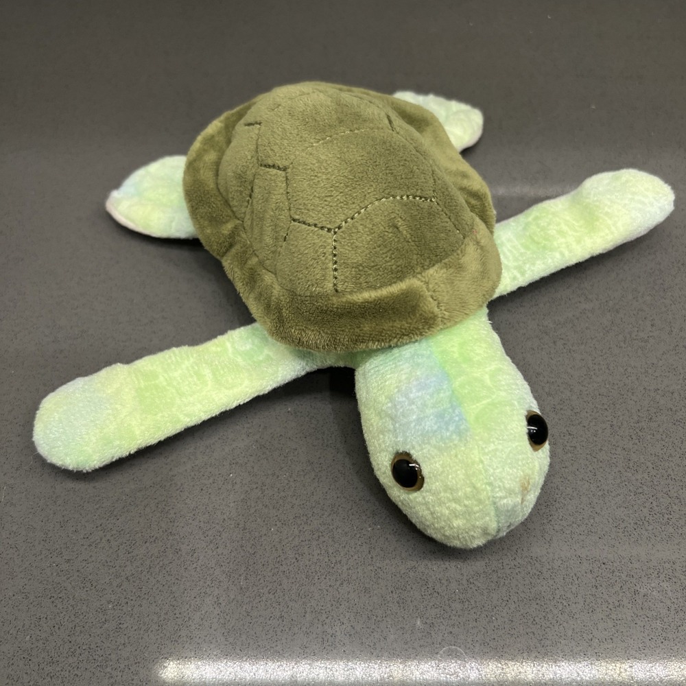 Wild Republic Huggers Plush Sea Turtle Green 6.5" Stuffed Animal Toy New